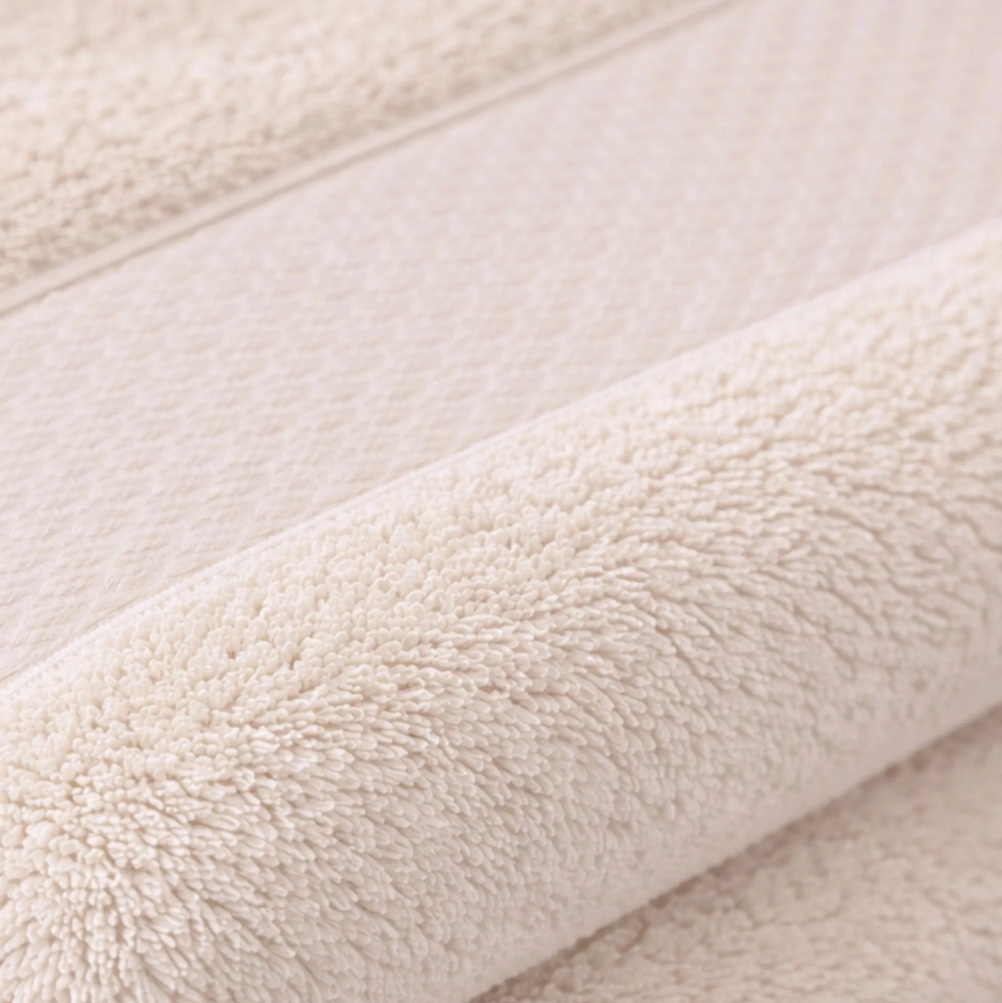 Bomulds vaskeklud - 100% bomuld - Vaskeklud 30x30 cm - Diamant - Creme