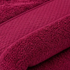 Bomulds vaskeklud - 100% bomuld - Vaskeklud 30x30 cm - Diamant - Aubergine