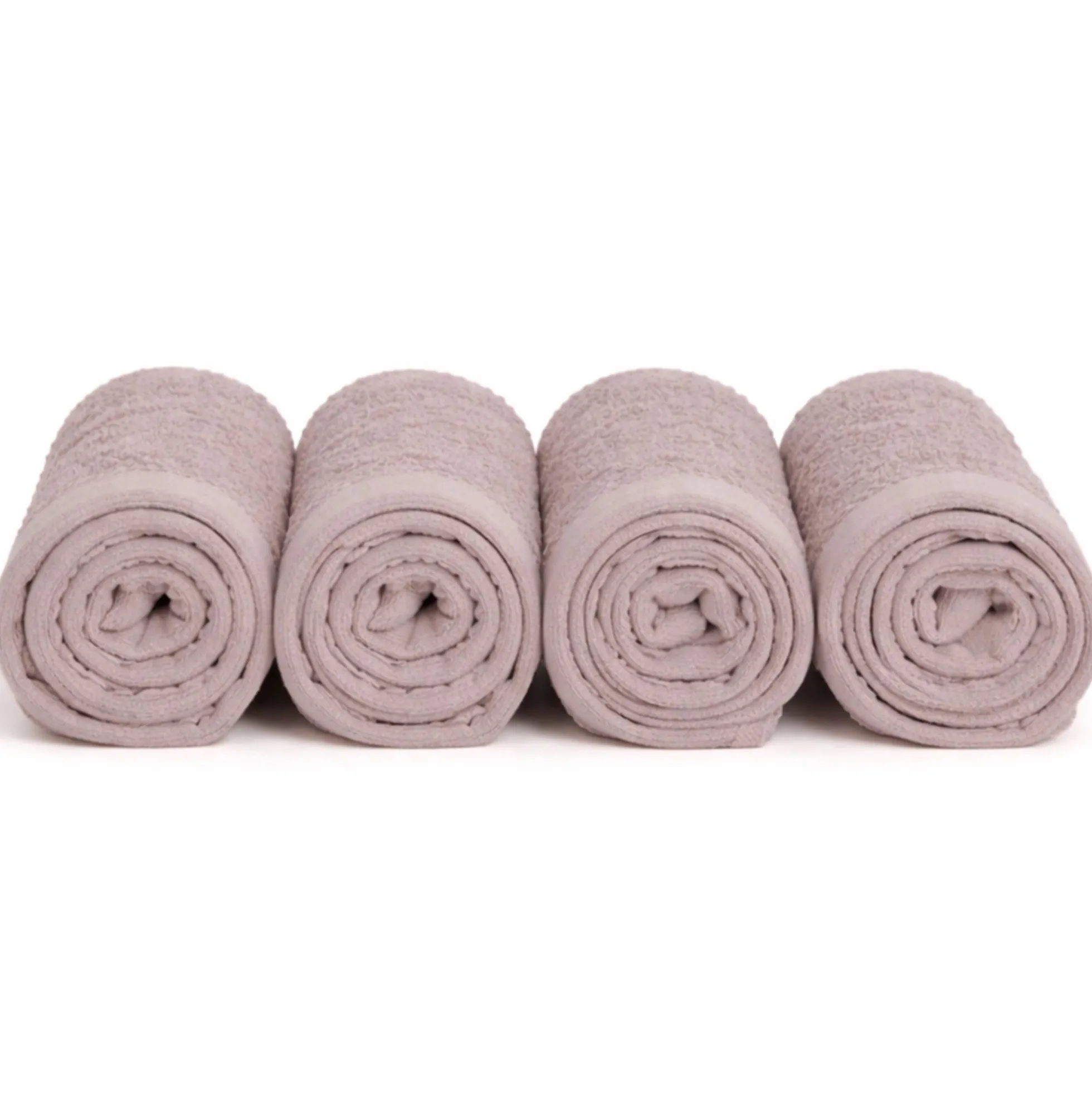 Bomulds vaskeklude - 100% bomuld - Vaskeklude 30x30 cm - 4-pak - Valmue - Rosa