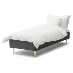 Boxmadras 80x200 cm - Favorit - Enkeltseng Inkl. topmadras og ben - Ekstra komfort