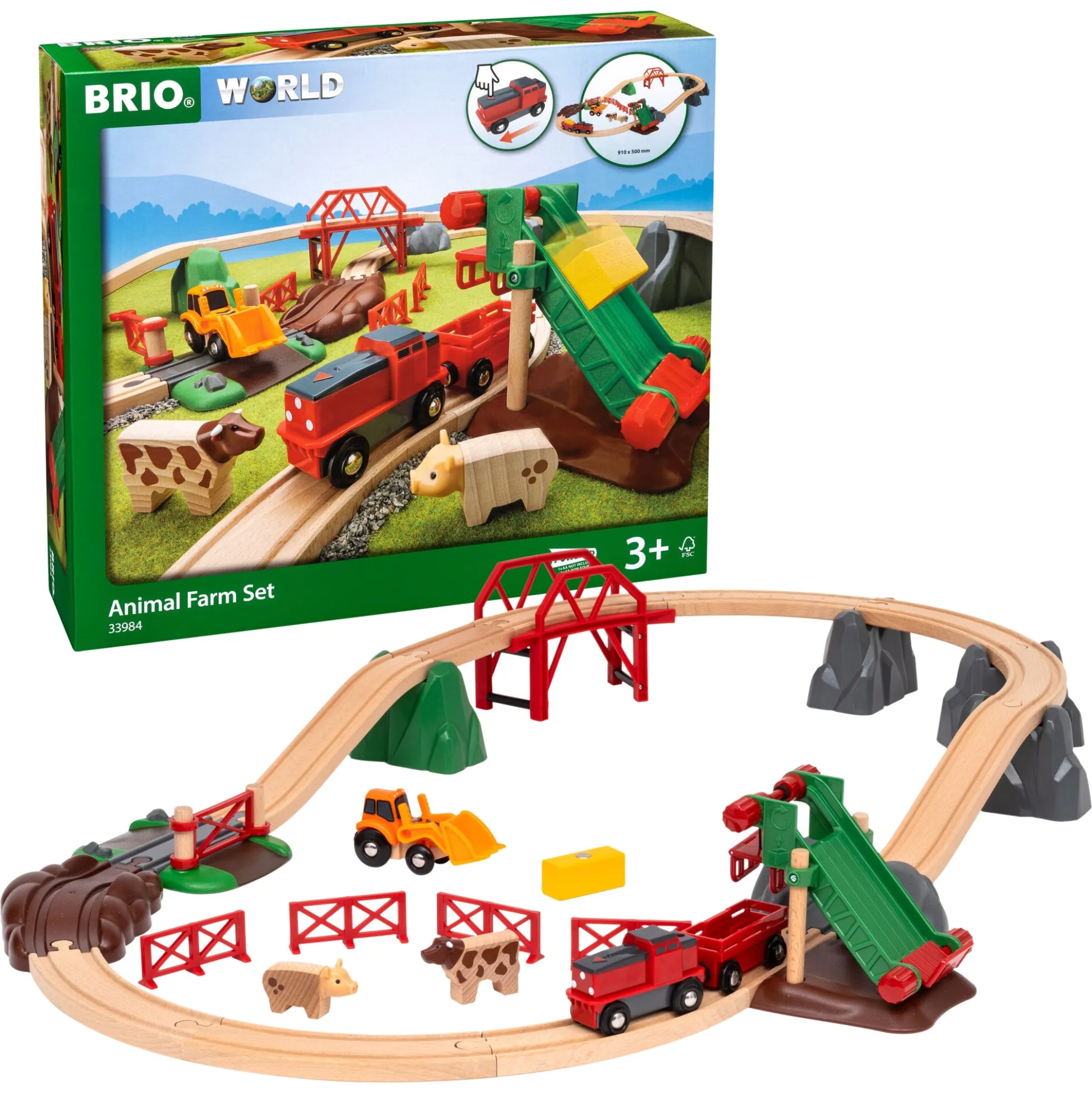 BRIO Bondegårdssæt - BRIO-togbane sæt- 33984