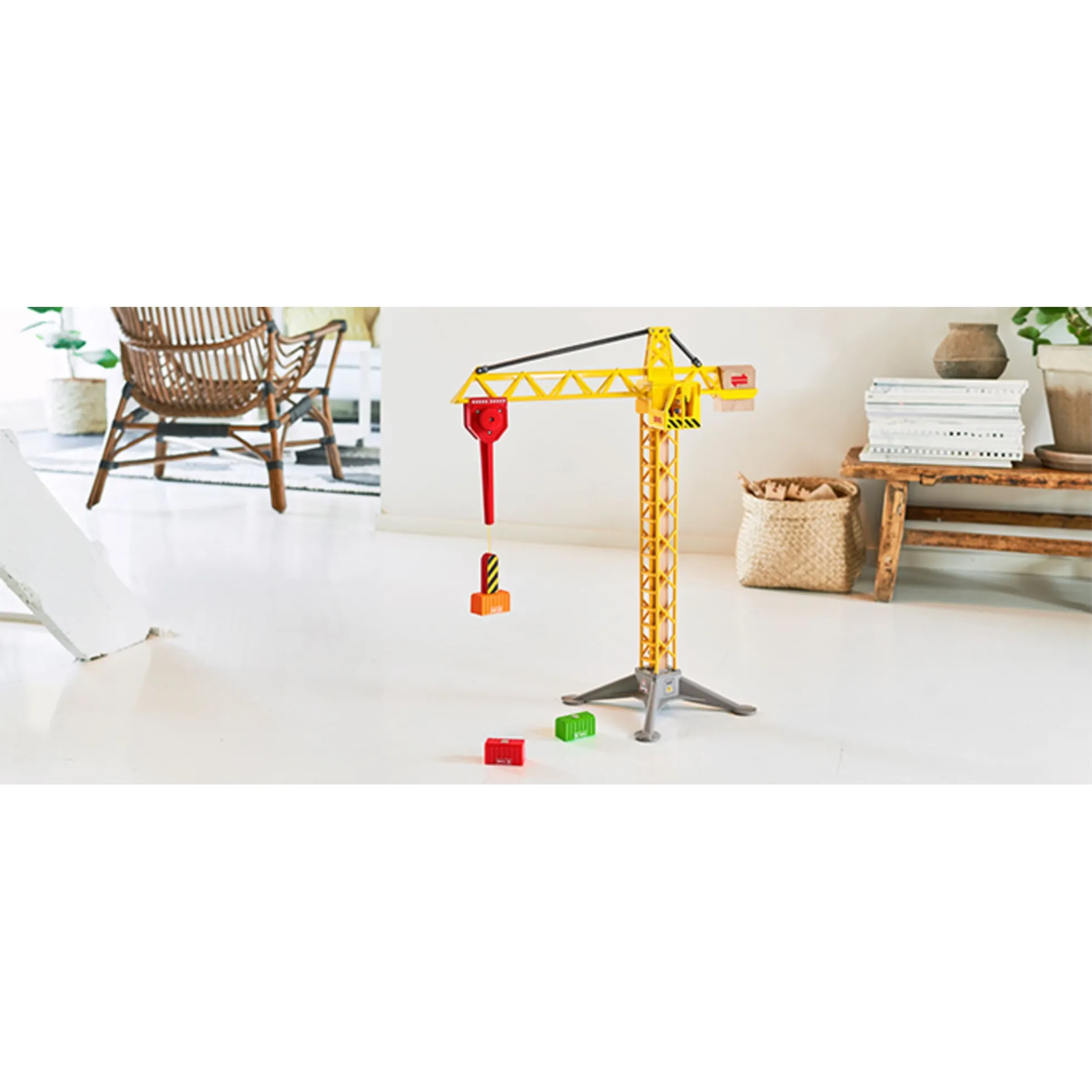 BRIO Byggekran med lys - BRIO-tog sæt - 33835