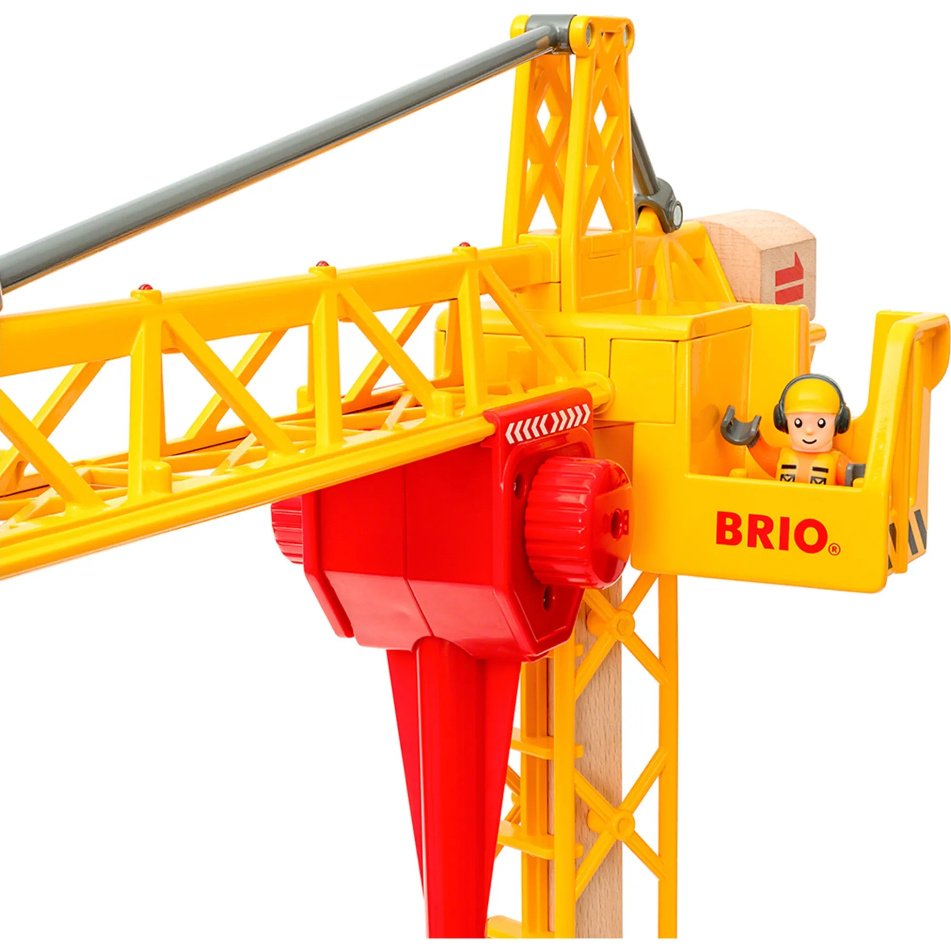 BRIO Byggekran med lys - BRIO-tog sæt - 33835