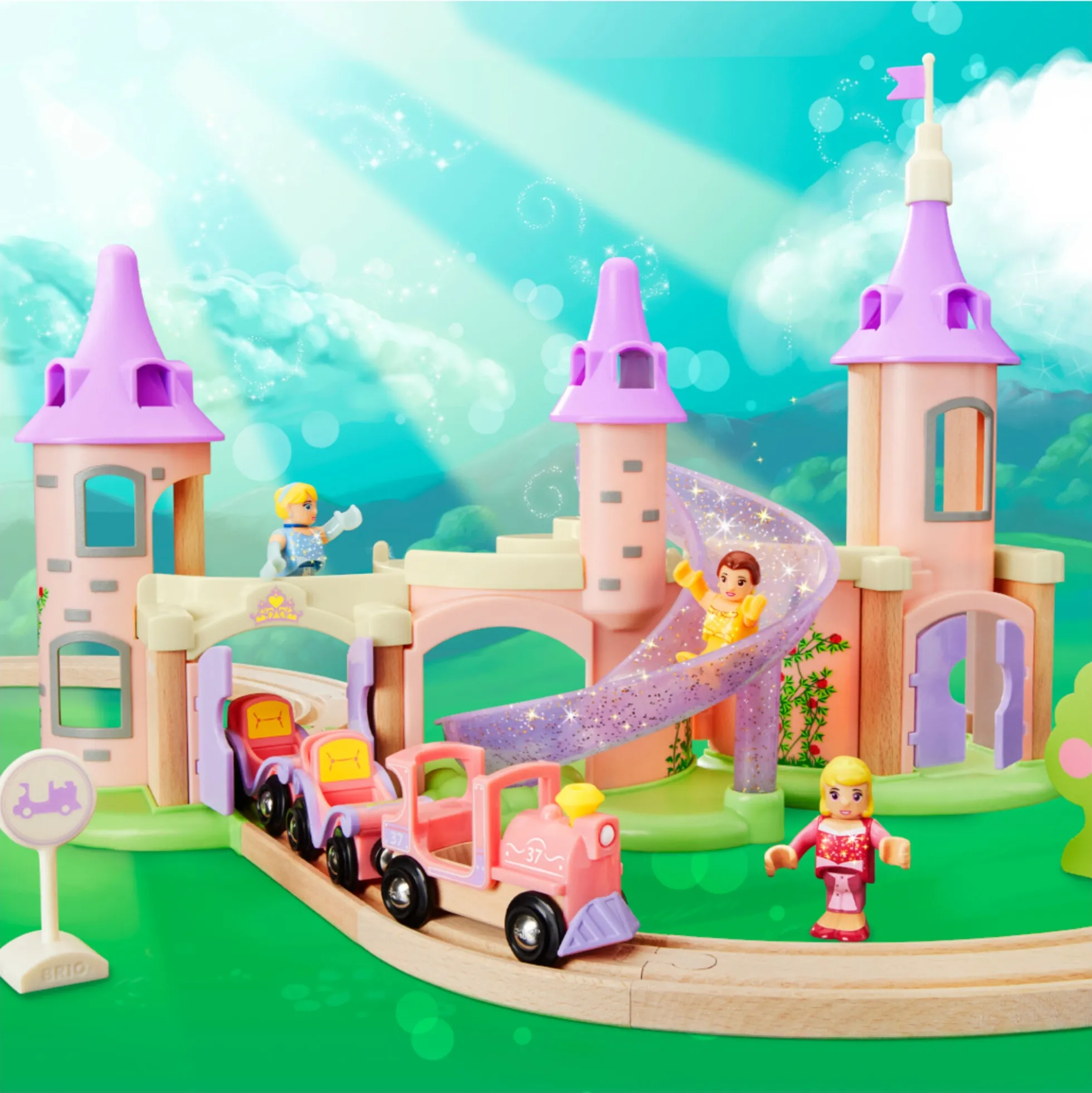 BRIO Disney Princess slot sæt - BRIO-tog sæt - 33312