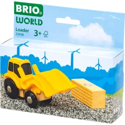 BRIO Frontlæsser med halmballe - BRIO-tog sæt- 33436