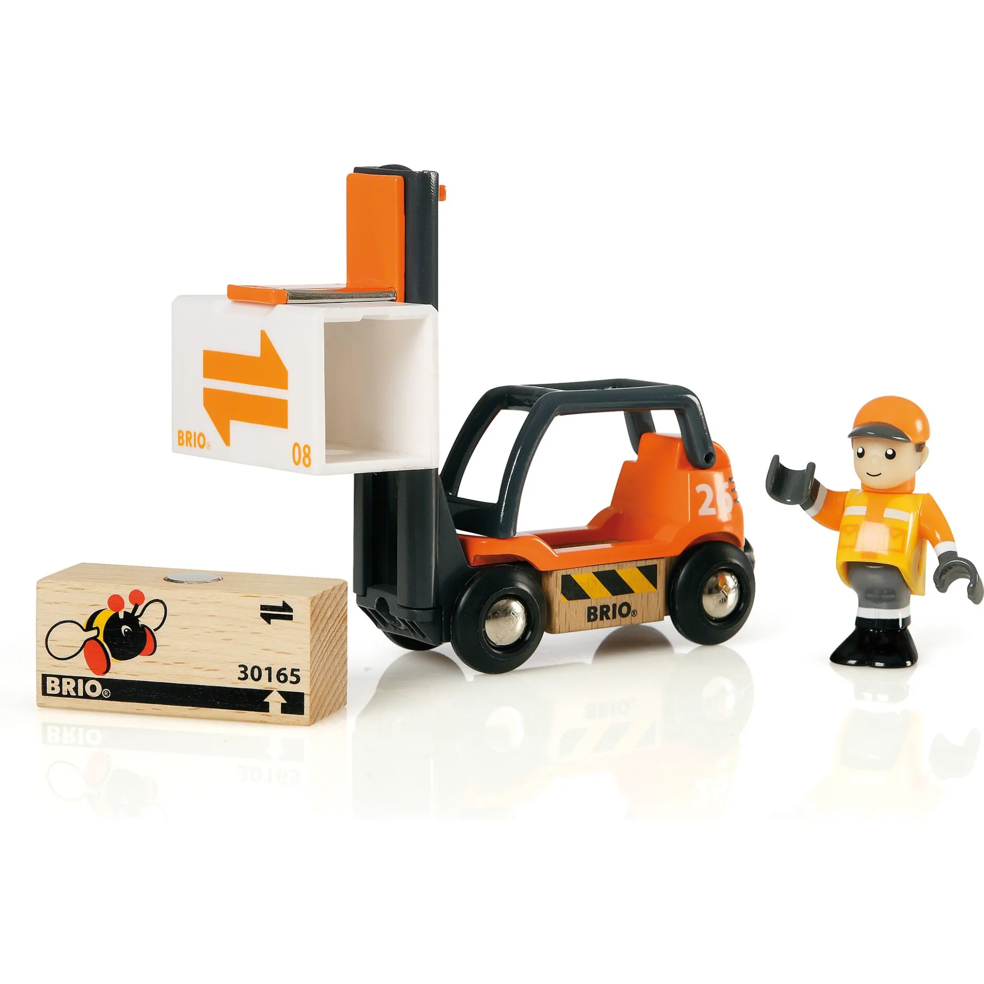 BRIO Gaffeltruck med tilbehør - BRIO-tog sæt- 33573