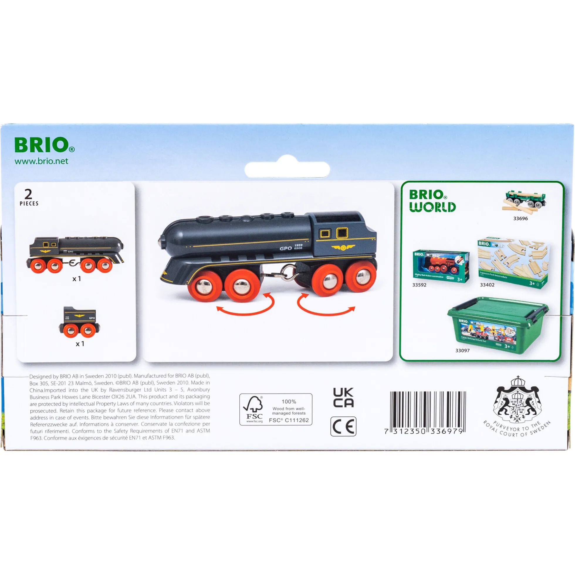 BRIO Højhastighedstog, Bullet Train - BRIO-tog - 33697