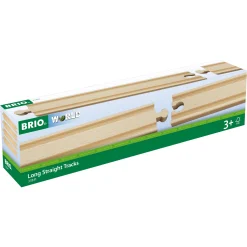 BRIO Lige skinner, lange - BRIO-togbane sæt- 33341