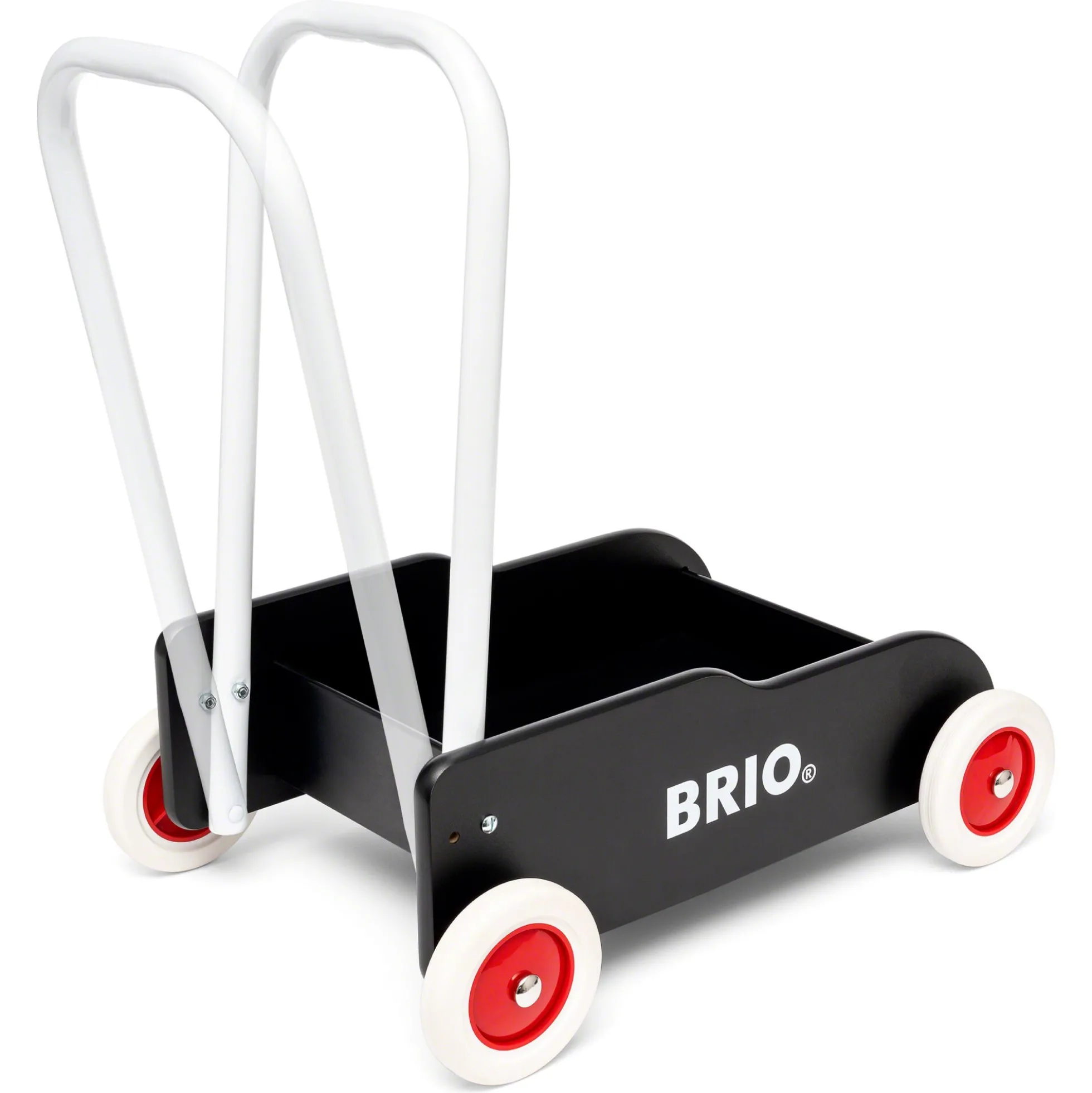 BRIO Lære-gå-vogn - Sort - BRIO-klassiker i træ - 31351