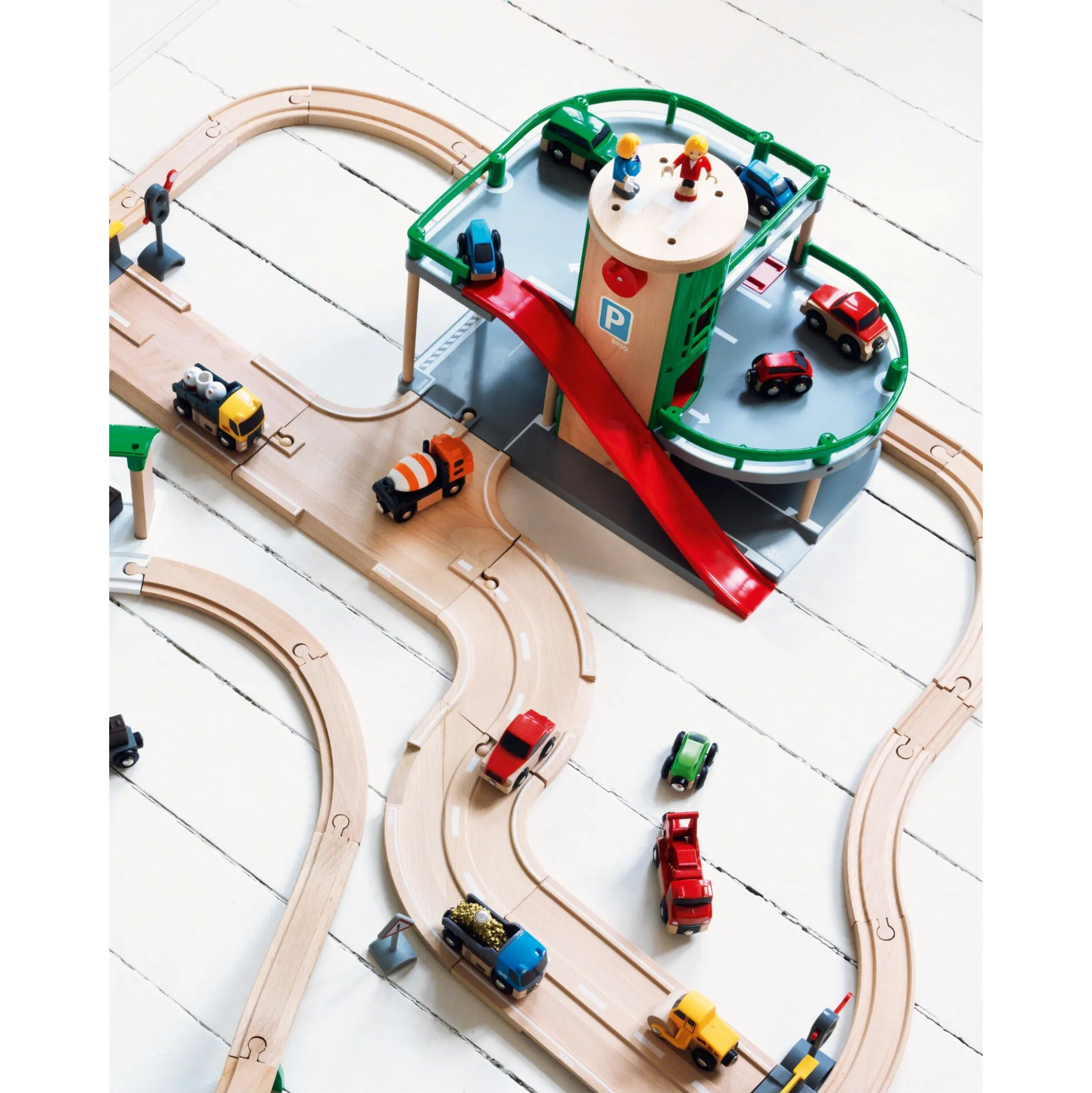 BRIO Parkeringshus - BRIO-togbane sæt- 33204