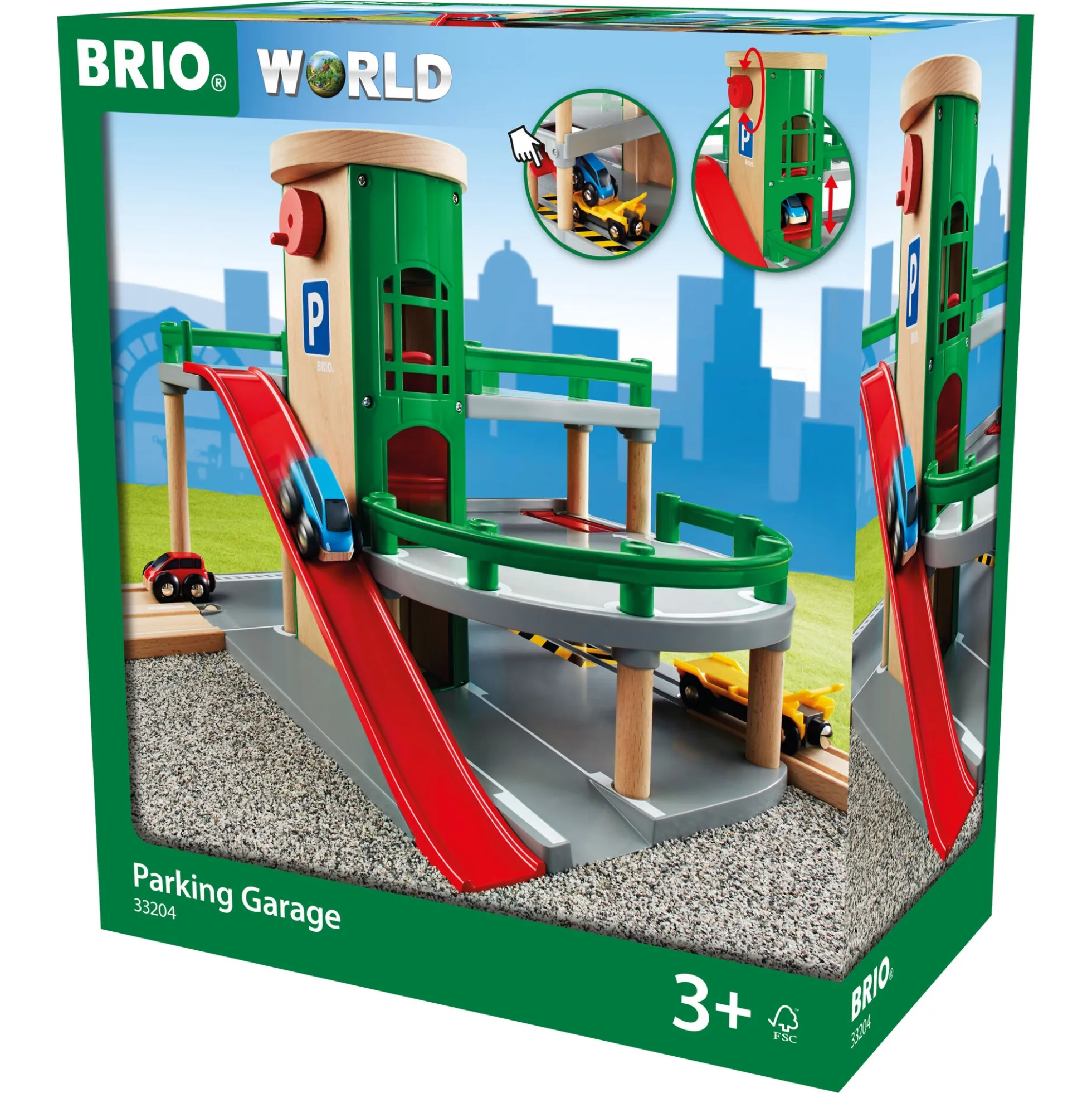 BRIO Parkeringshus - BRIO-togbane sæt- 33204