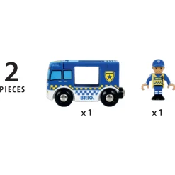 BRIO Politibil - BRIO-tog sæt - 33825