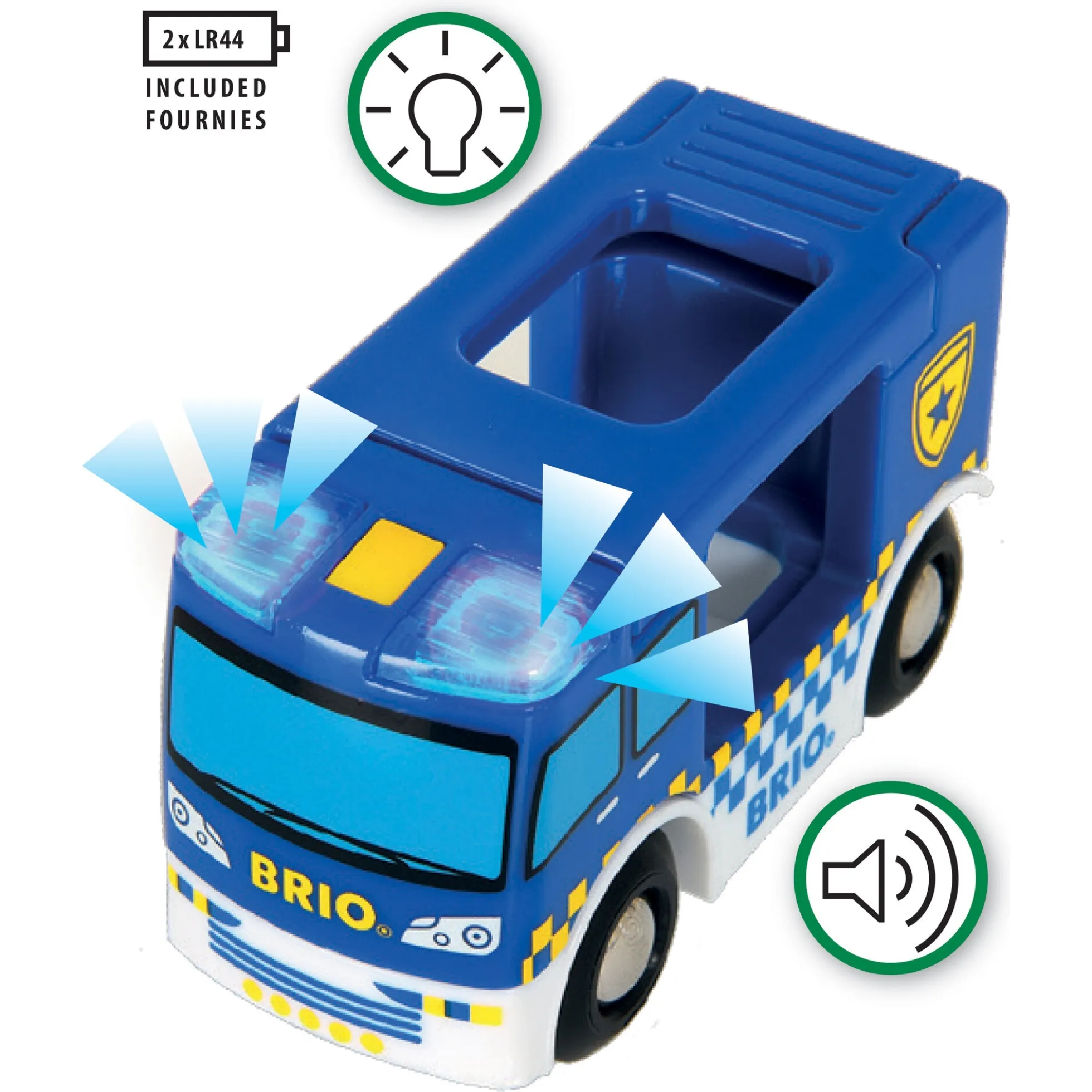 BRIO Politibil - BRIO-tog sæt - 33825