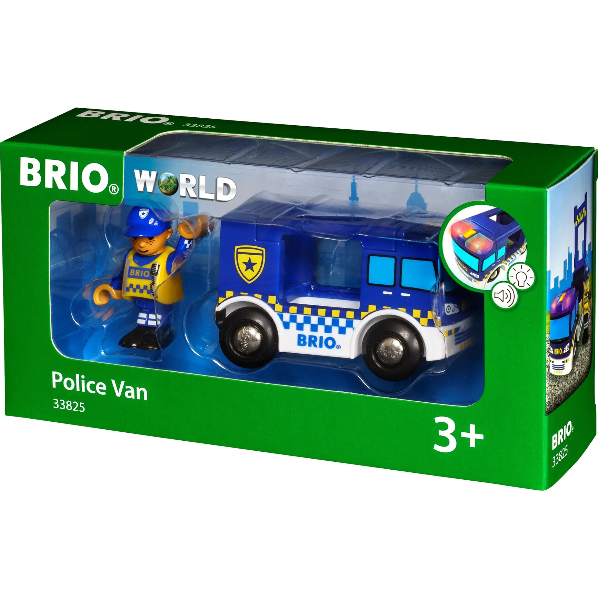BRIO Politibil - BRIO-tog sæt - 33825