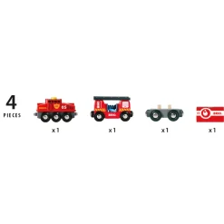 BRIO Redningstog - BRIO-tog sæt - 33844