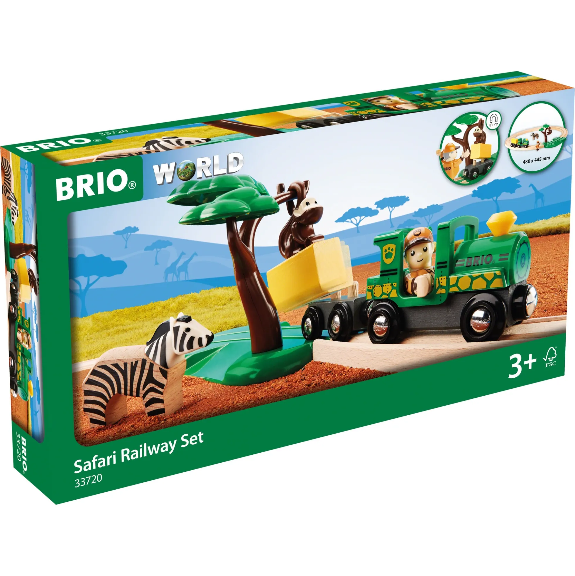 BRIO Safari togbane - BRIO-tog - 33720