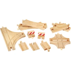 BRIO Skinnesæt - 11 dele - BRIO-togbane sæt- 33307