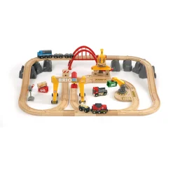 BRIO Togbane - Togbane i plastkasse - BRIO-togbane sæt- 33097