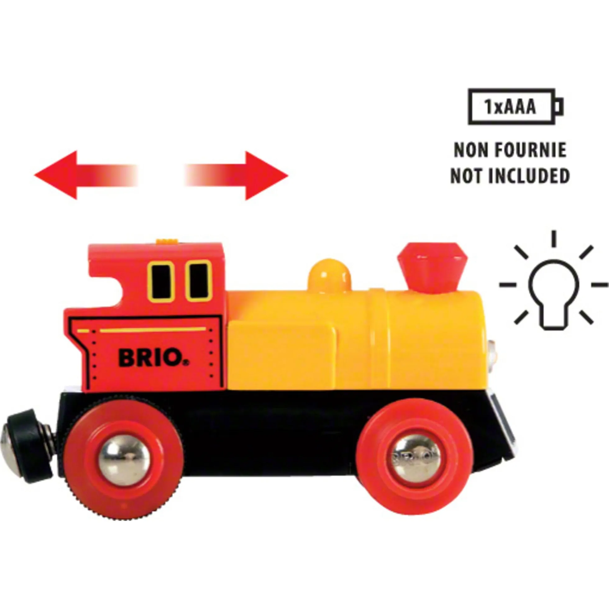 BRIO Tog - Batteridrevet tog - BRIO-tog sæt- 33319