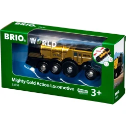 BRIO Tog - Guld action lokomotiv - BRIO-tog sæt- 33630