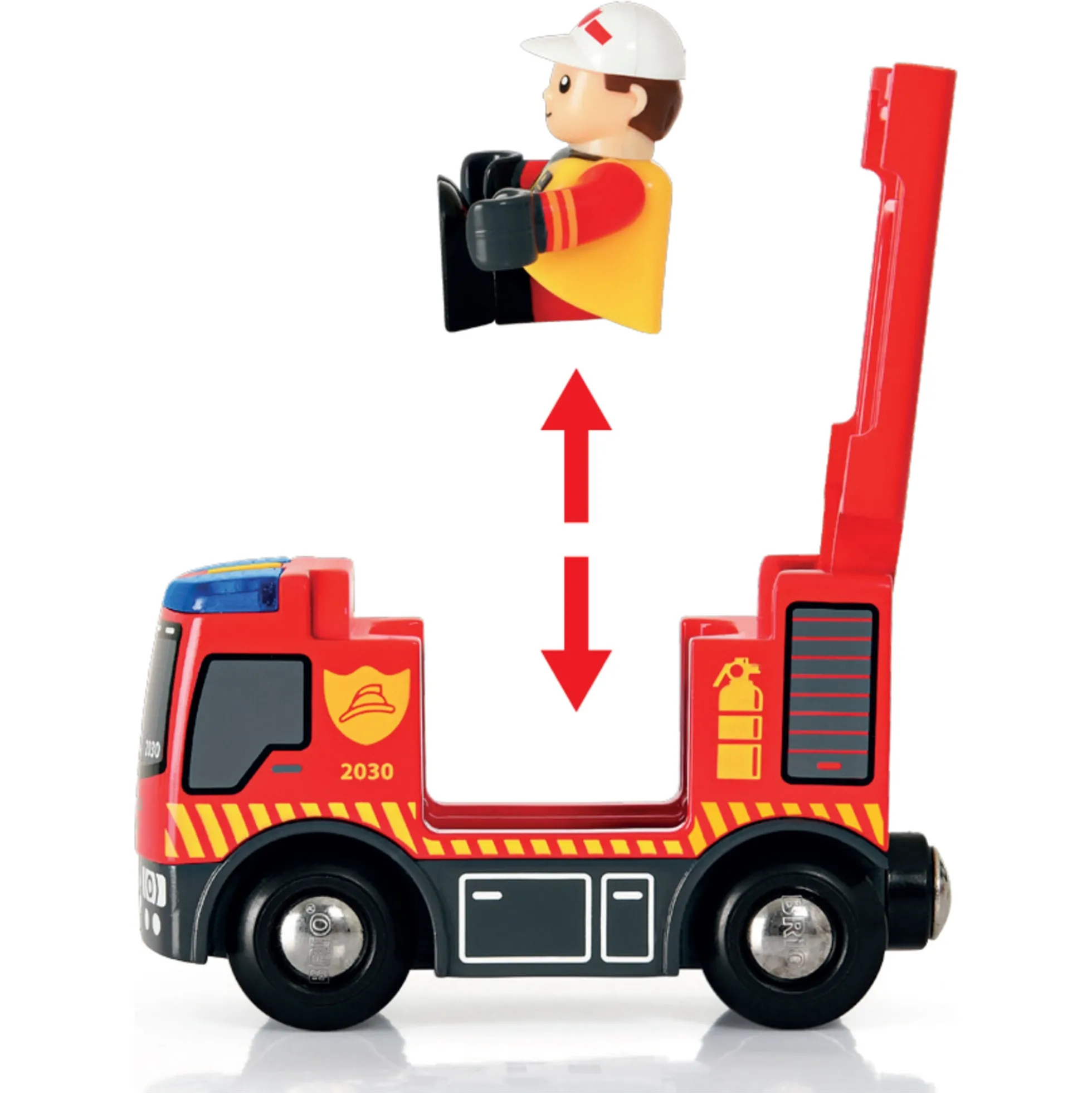 BRIO Togsæt med brandmandstema - BRIO-tog sæt - 33815