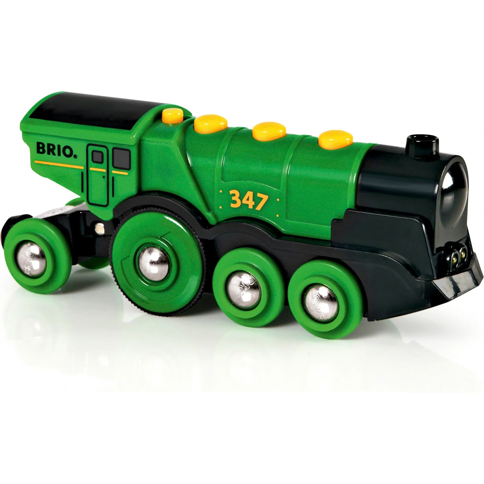 BRIO Tog - Stort, grønt lokomotiv - BRIO-tog sæt- 33593