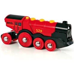 BRIO Tog - Stort, rødt lokomotiv - BRIO-tog sæt- 33592