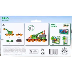 BRIO Togvogn med kran - BRIO-tog - 33698