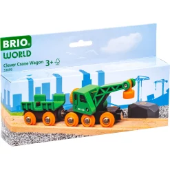 BRIO Togvogn med kran - BRIO-tog - 33698