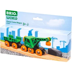 BRIO Togvogn med kran - BRIO-tog - 33698