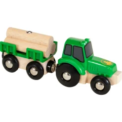 BRIO Traktor med vogn og tømmer - BRIO-tog sæt - 33799
