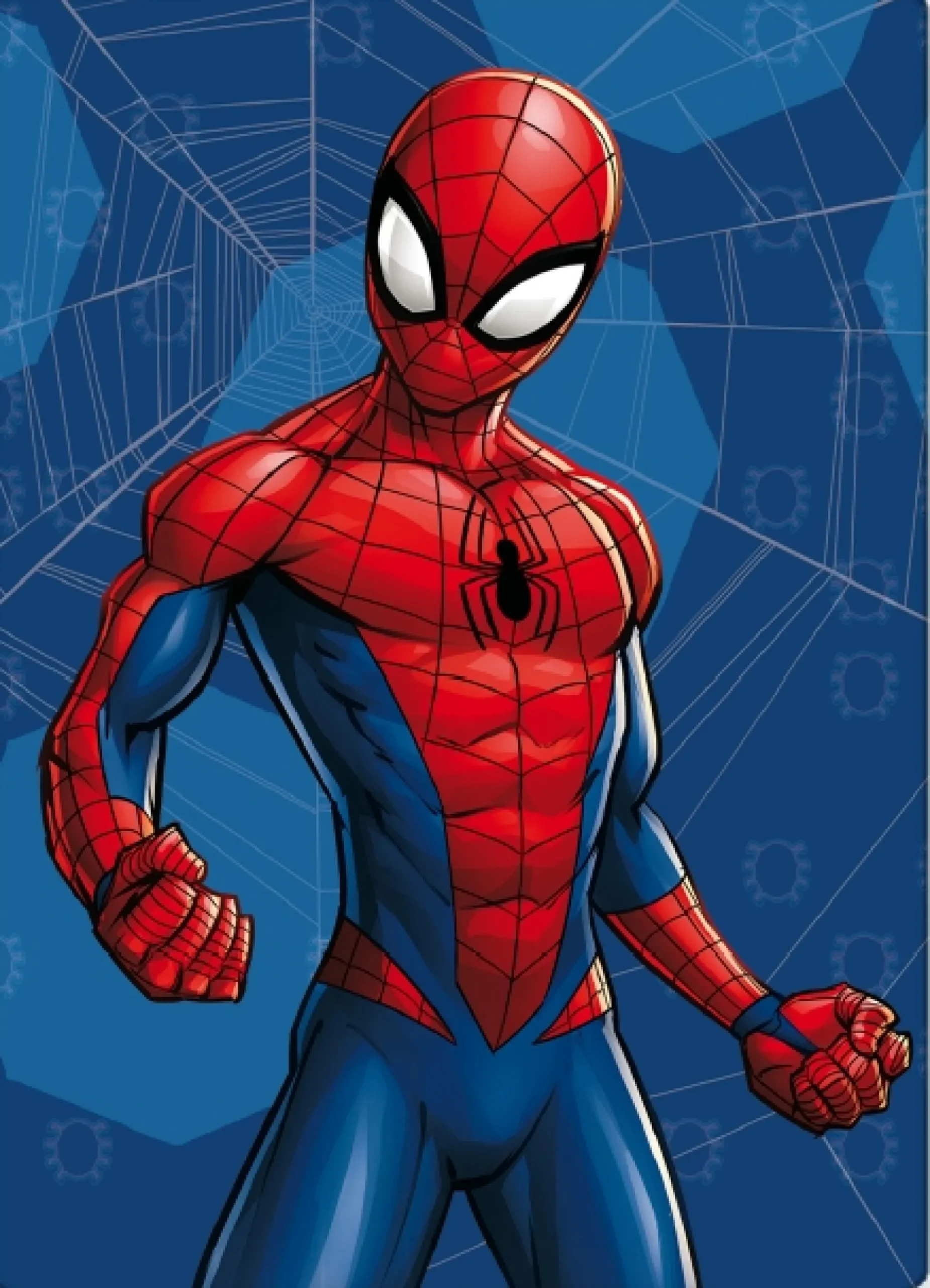 Børnetæppe - Spiderman - 100x140 cm - Blødt og lækkert fleece tæppe - Borg Living