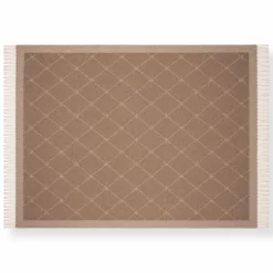 Cashmere uldplaid 130x200 cm - Toscana Spago naturfarvet plaid