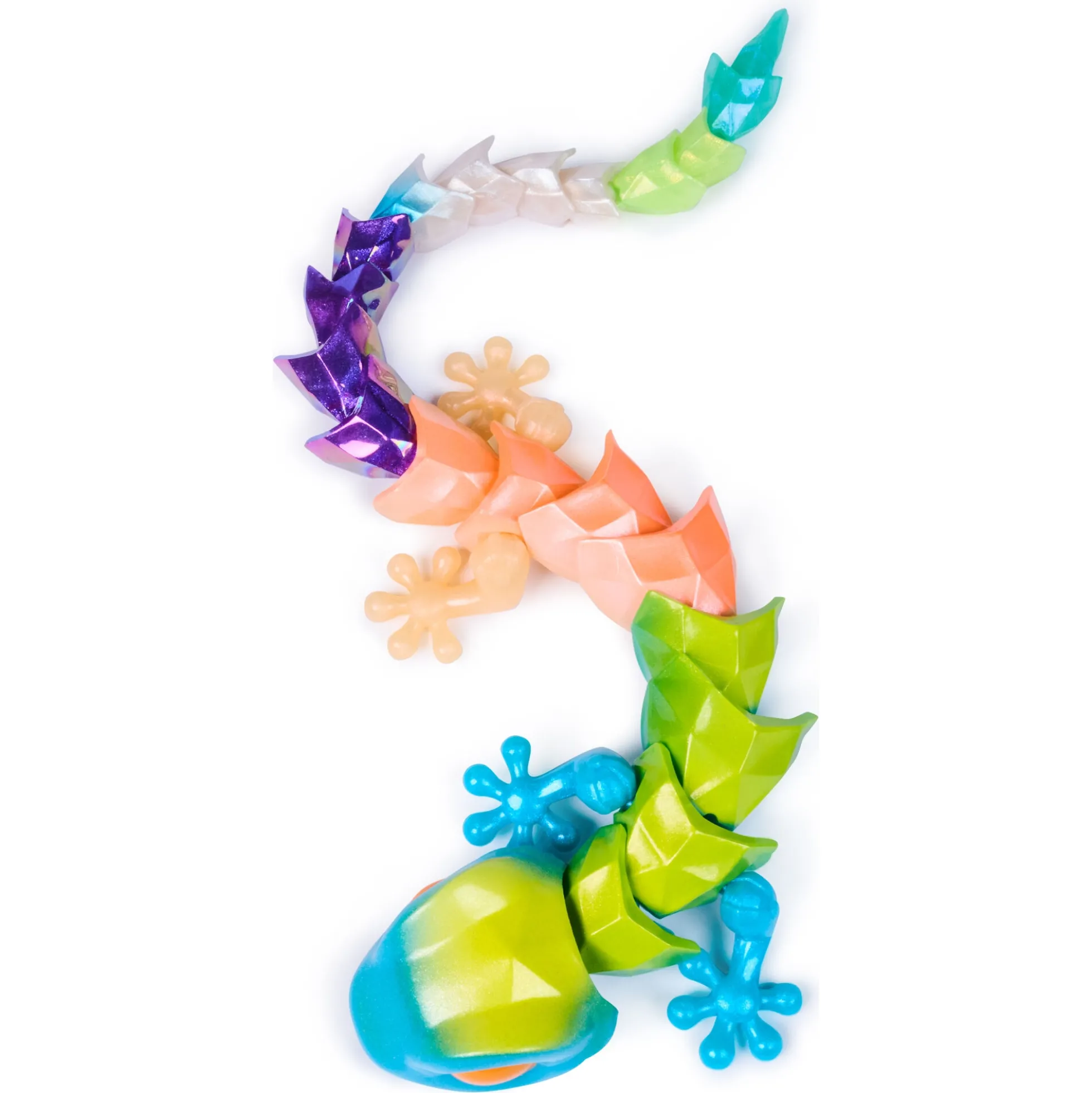 CrystaLynx gekko i krystalæg assorteret - 22,8 cm