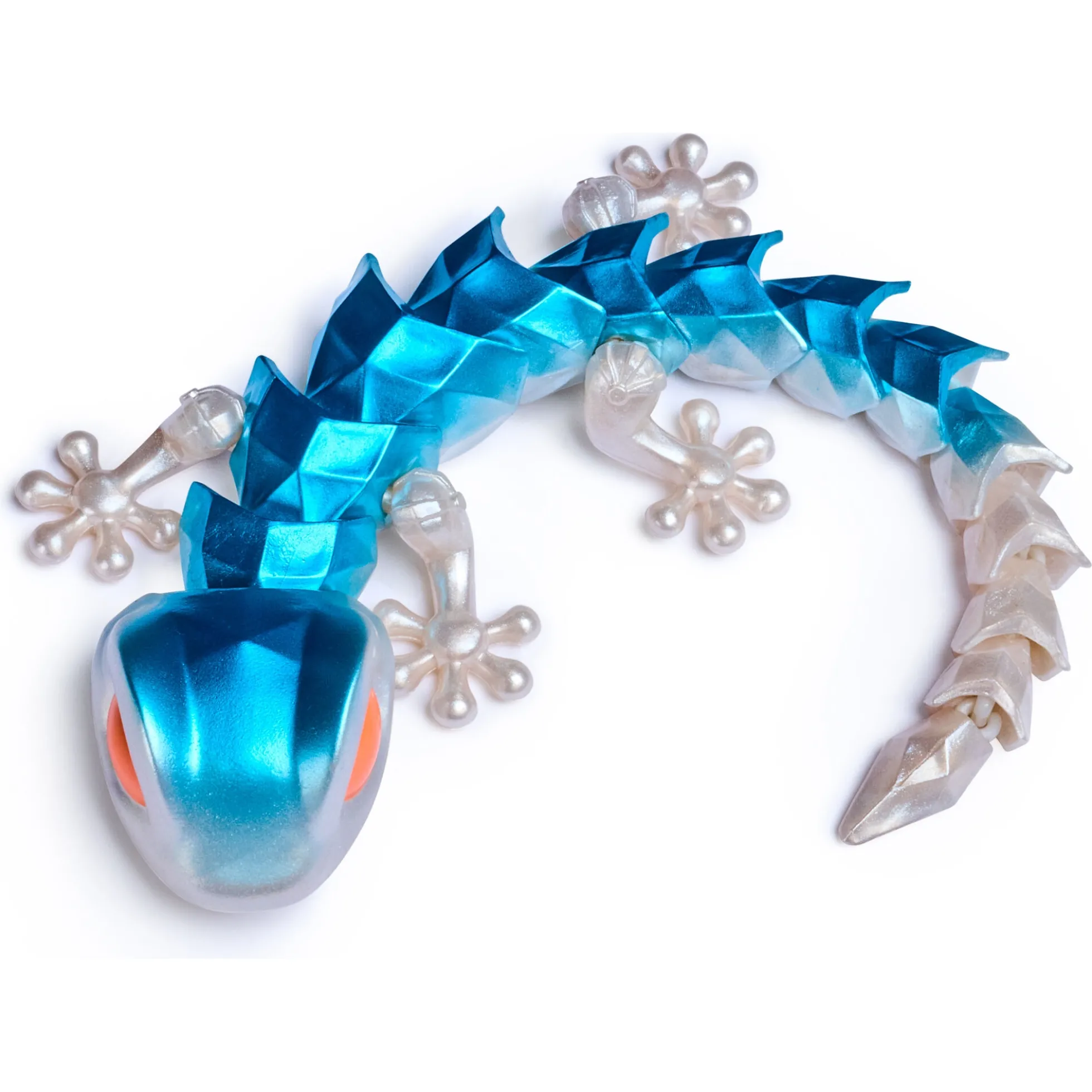 CrystaLynx gekko i krystalæg assorteret - 22,8 cm