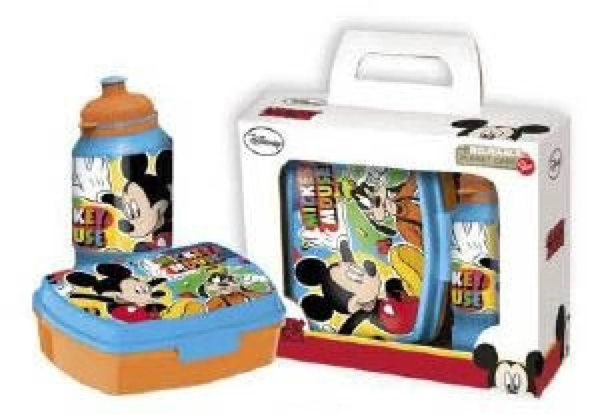 Disney Mickey Mouse madkassesæt - Madkasse og drikkedunk til børn