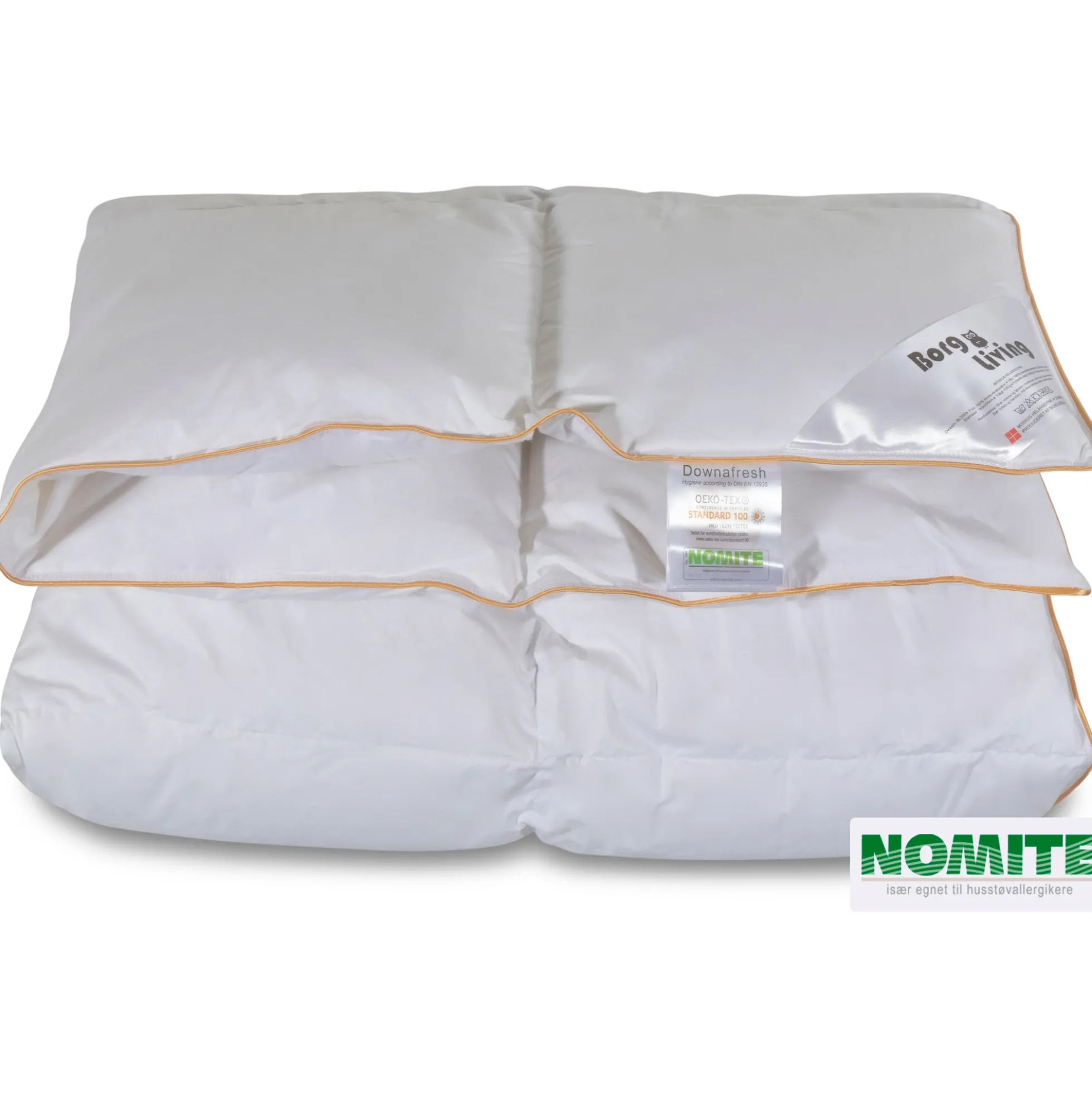 Dobbeltdyne 200x200 cm - 100% Moskundun dobbelt helårs dyne - Borg Living dyne