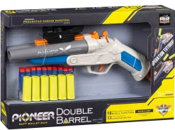 Dobbeltløbet softbullet gevær 37 cm