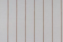 Dobbelt sengetøj 240x220 cm - 100% bomuld - Blå med brune striber