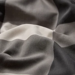 Dobbelt sengetøj 200x220 cm - 100% bomuld - Grå tern