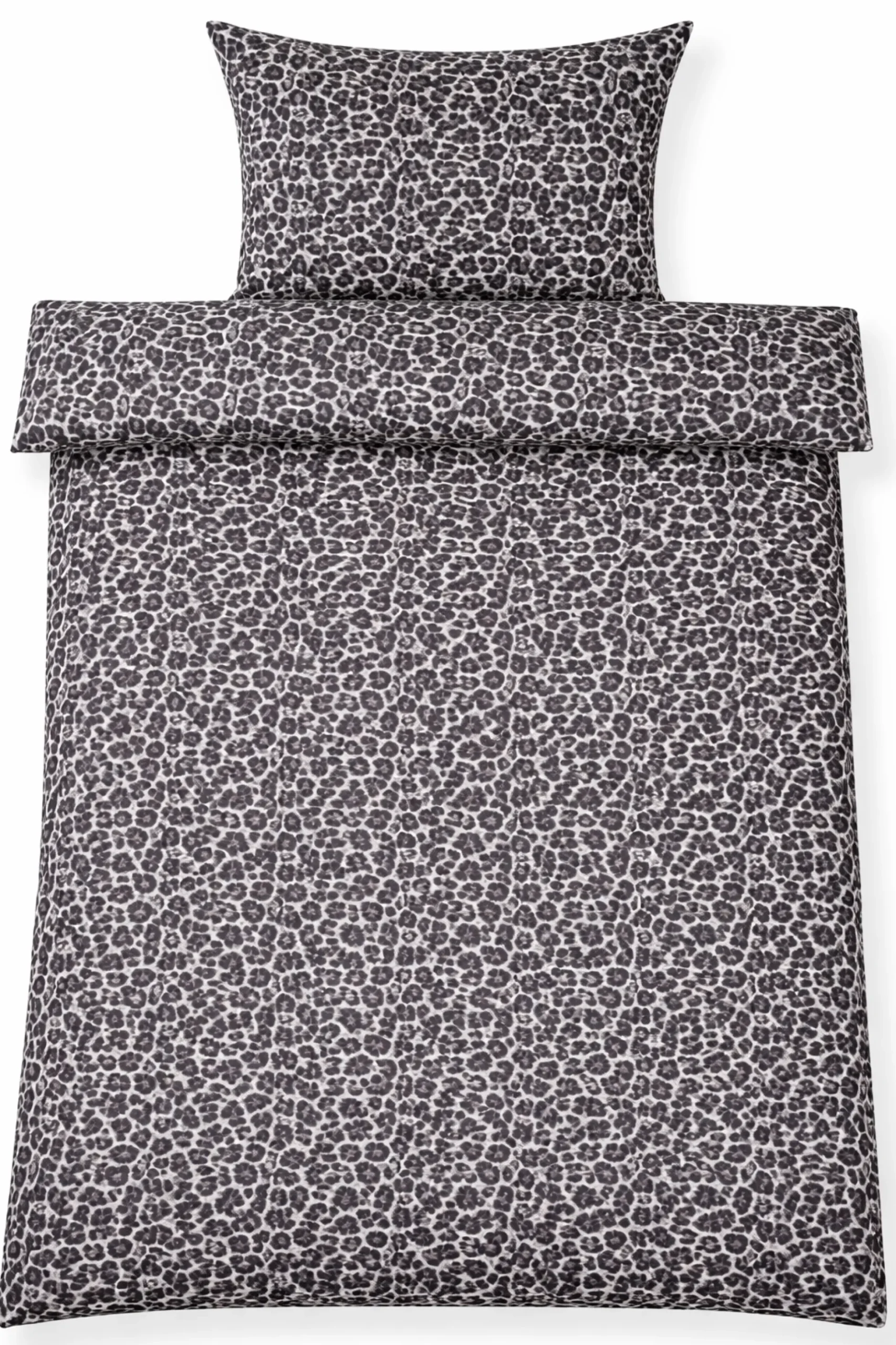 Dobbelt sengetøj 240x220 cm - 100% Bomuld - Leopard print