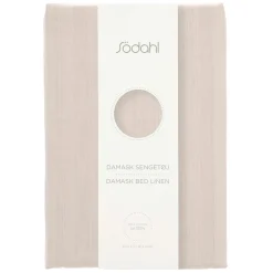 Dobbelt sengetøj 200x220 cm - 100% Damaskvævet bomuldssatin - Södahl Noble - Beige