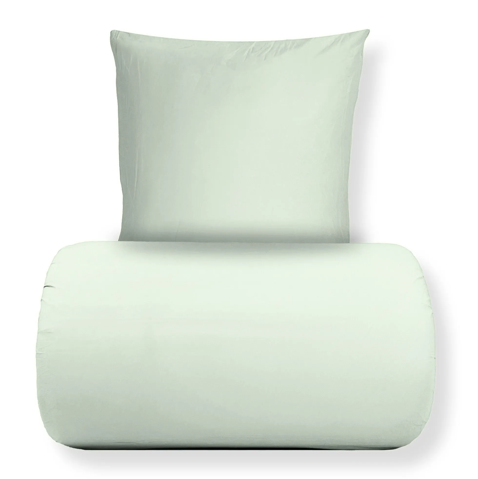 Dobbelt sengetøj 240x220 cm - Stonewashed - Firm olive