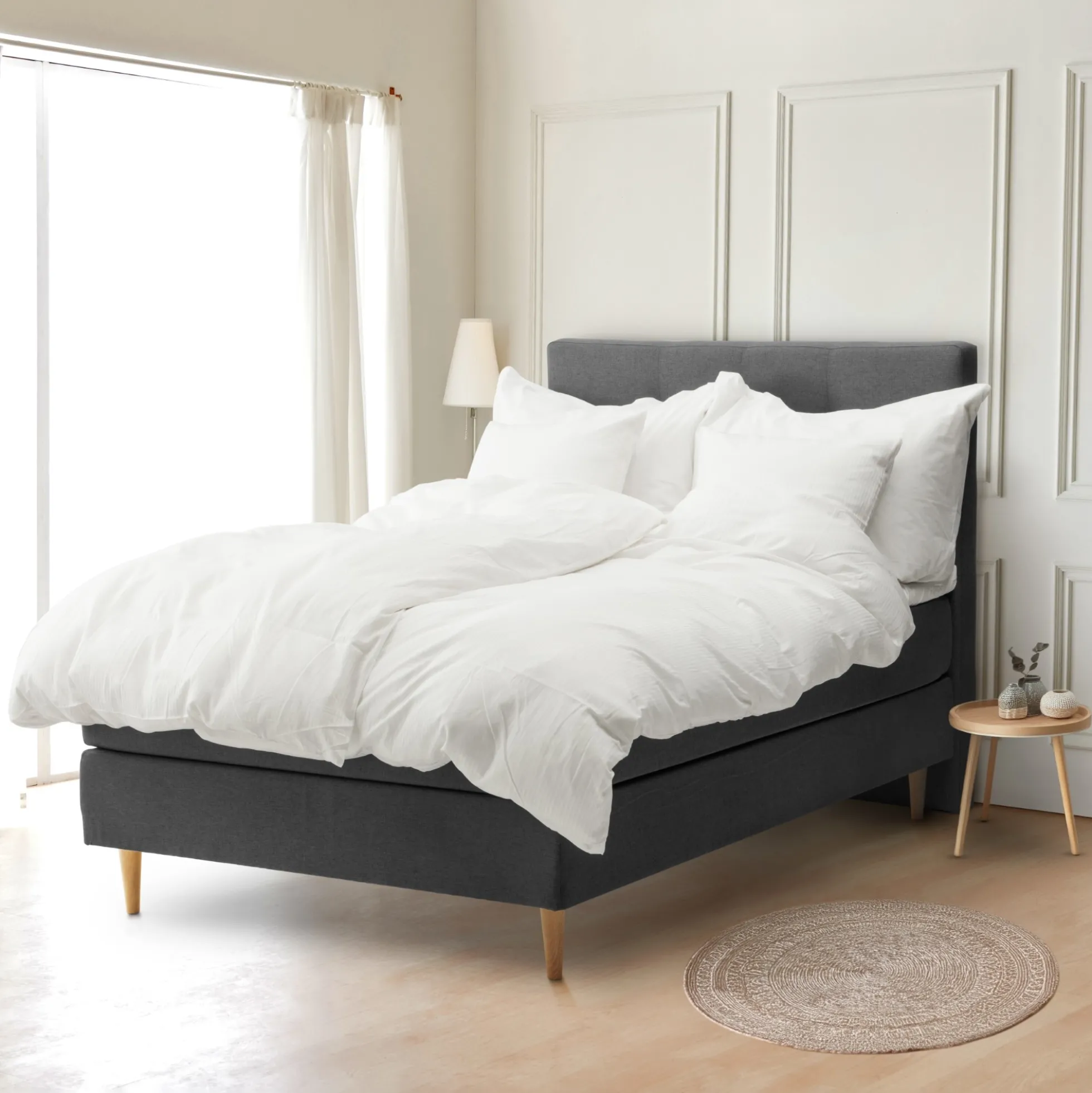 Dobbeltseng 180x200 cm - Favorit Deluxe - 7 zoners Kontinentalseng - Ekstra komfort - Nordstrand Home