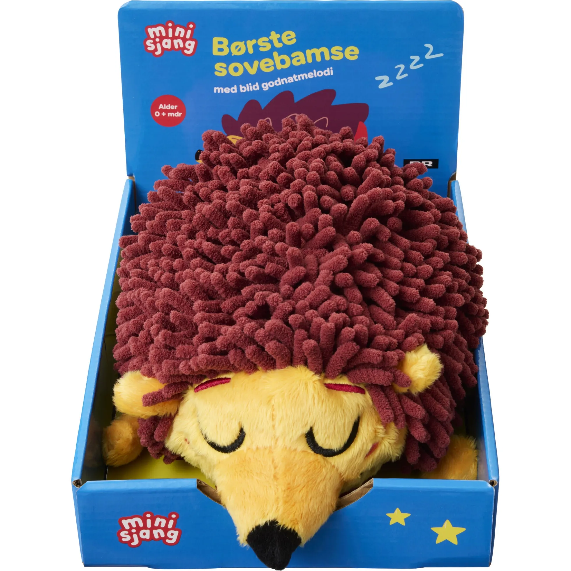 DR Børste sovebamse med musik og vuggeviser - 27 cm