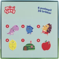 DR Minisjang figurpuslespil - 6 puslespil - 39 brikker