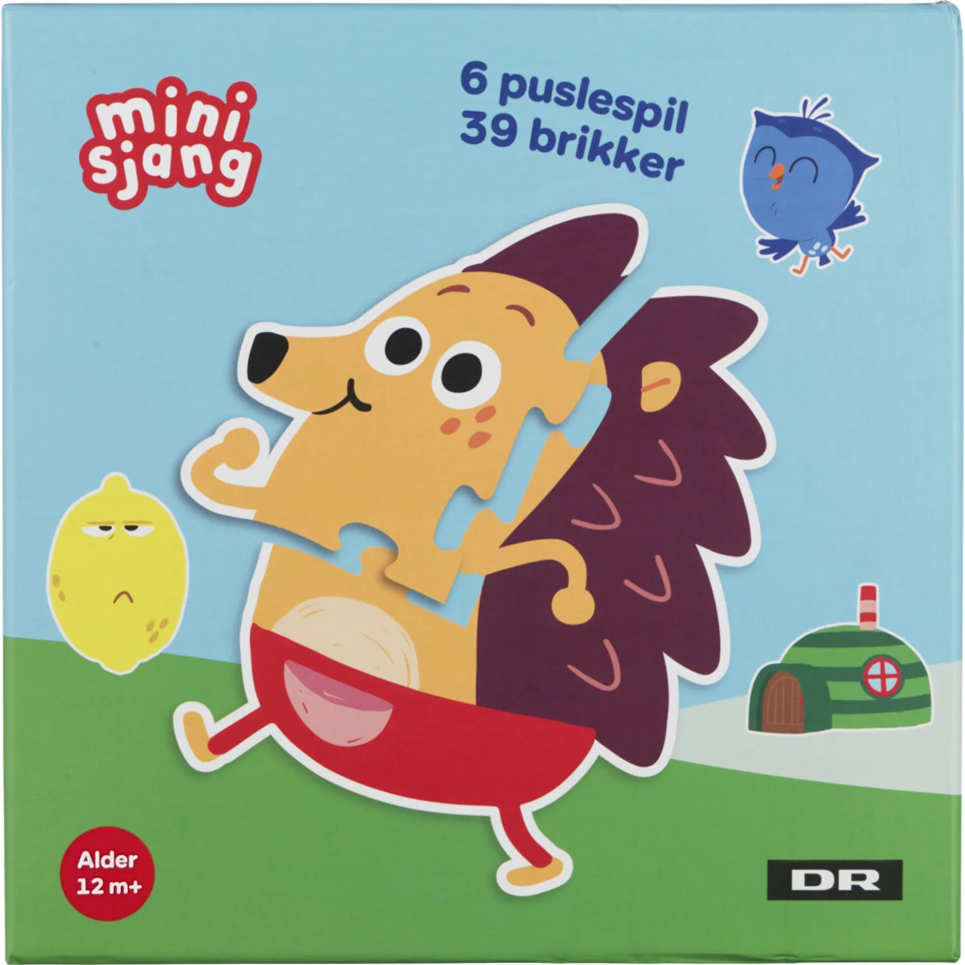 DR Minisjang figurpuslespil - 6 puslespil - 39 brikker