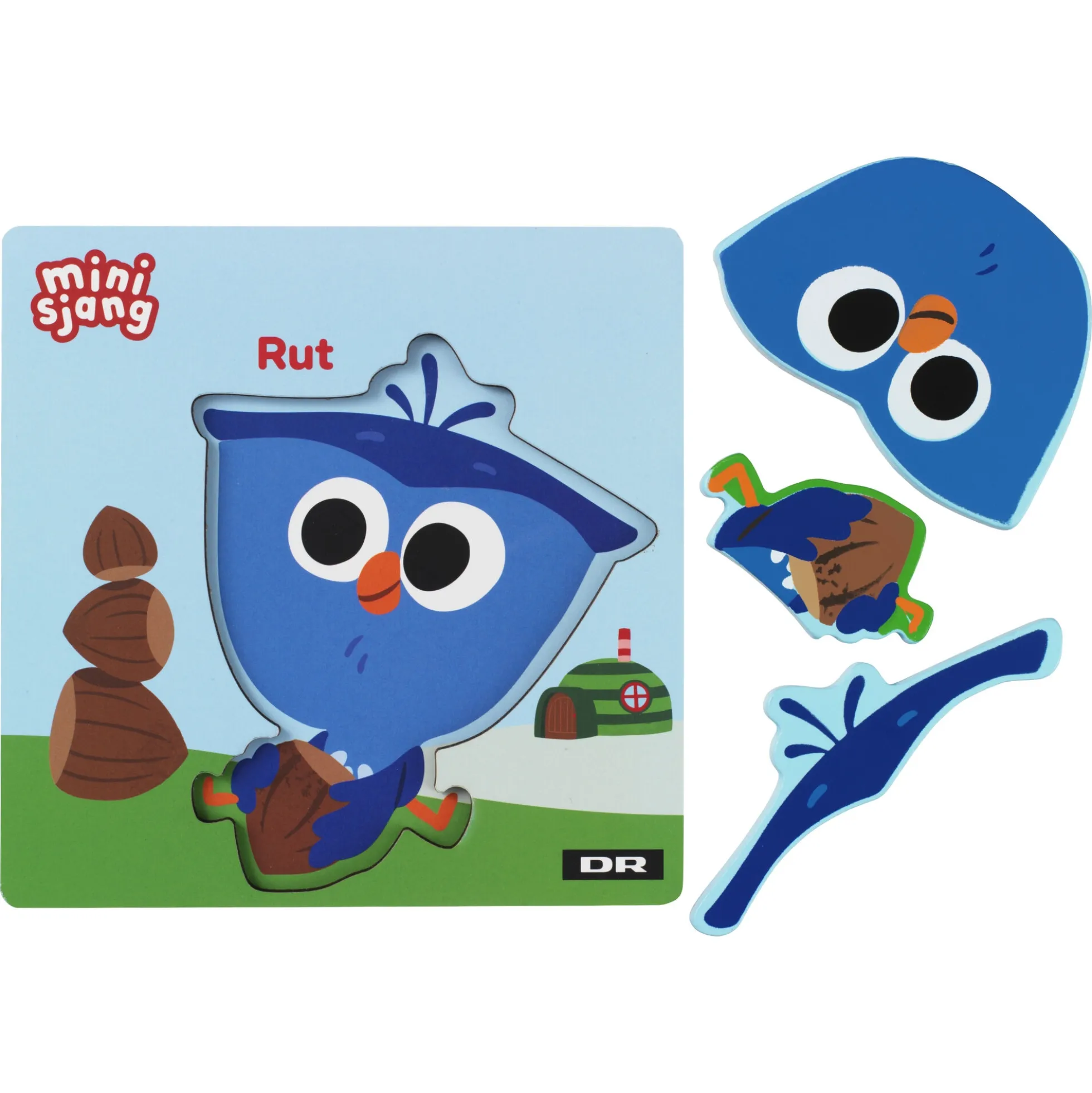 DR Træpuslespil - Rut - 3 brikker