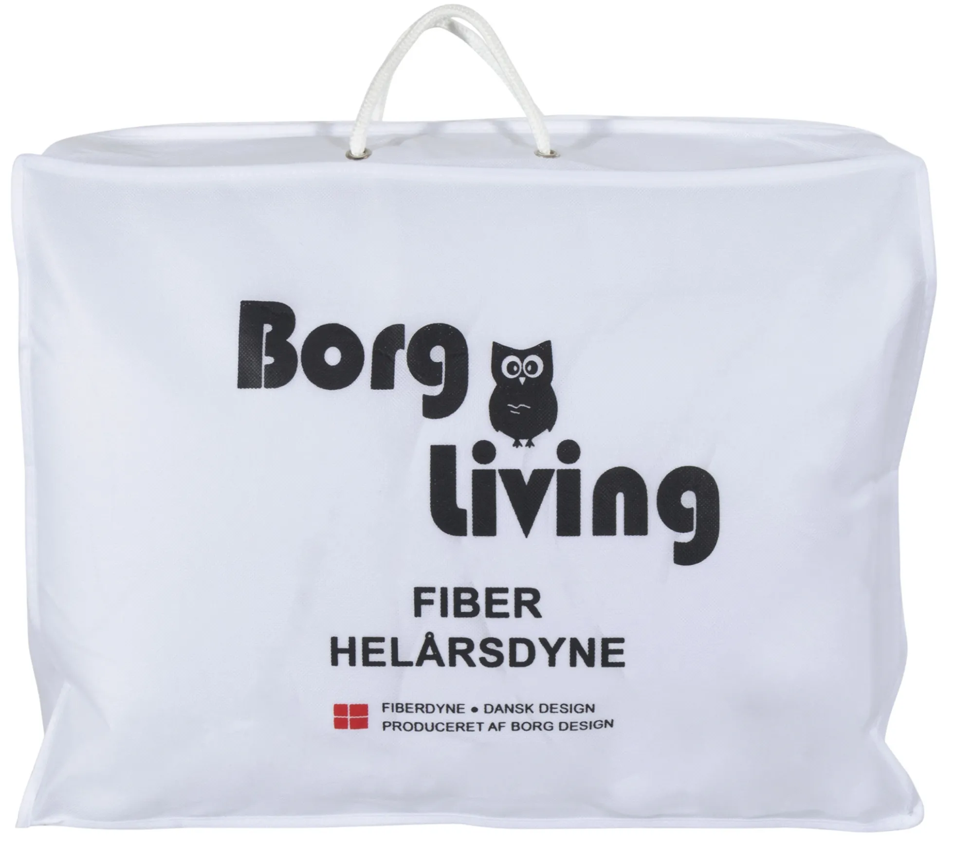 Dyne pude sæt - Helårs fiberdyne 150x210 cm + pude 60x63 cm - Microfiber dyne - Borg Living
