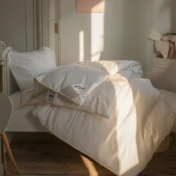 Dyne pude sæt med moskusdun - Dobbelt helårsdyne - 240x220 cm + 2x 60x63 cm